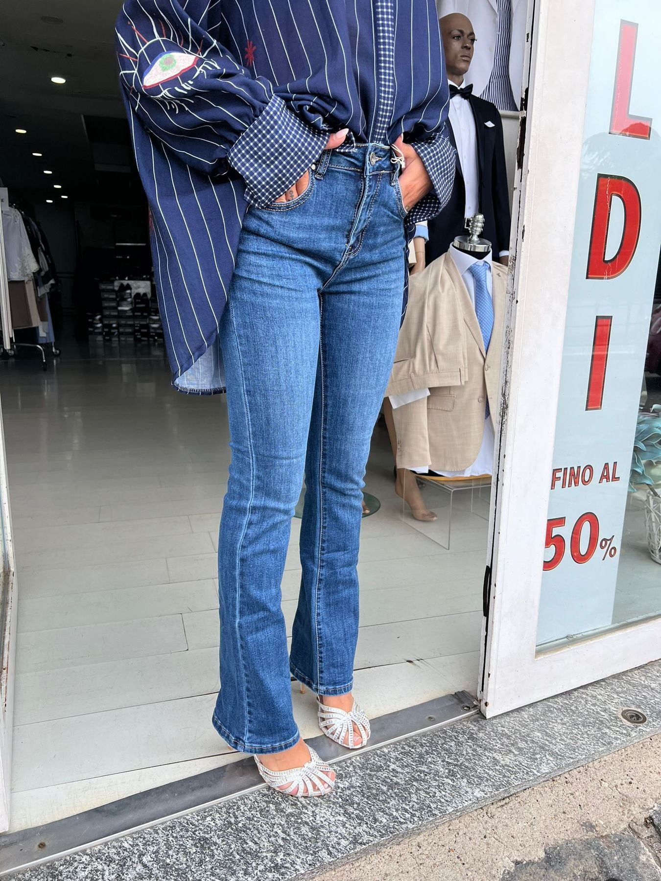 jeans zampa curvy