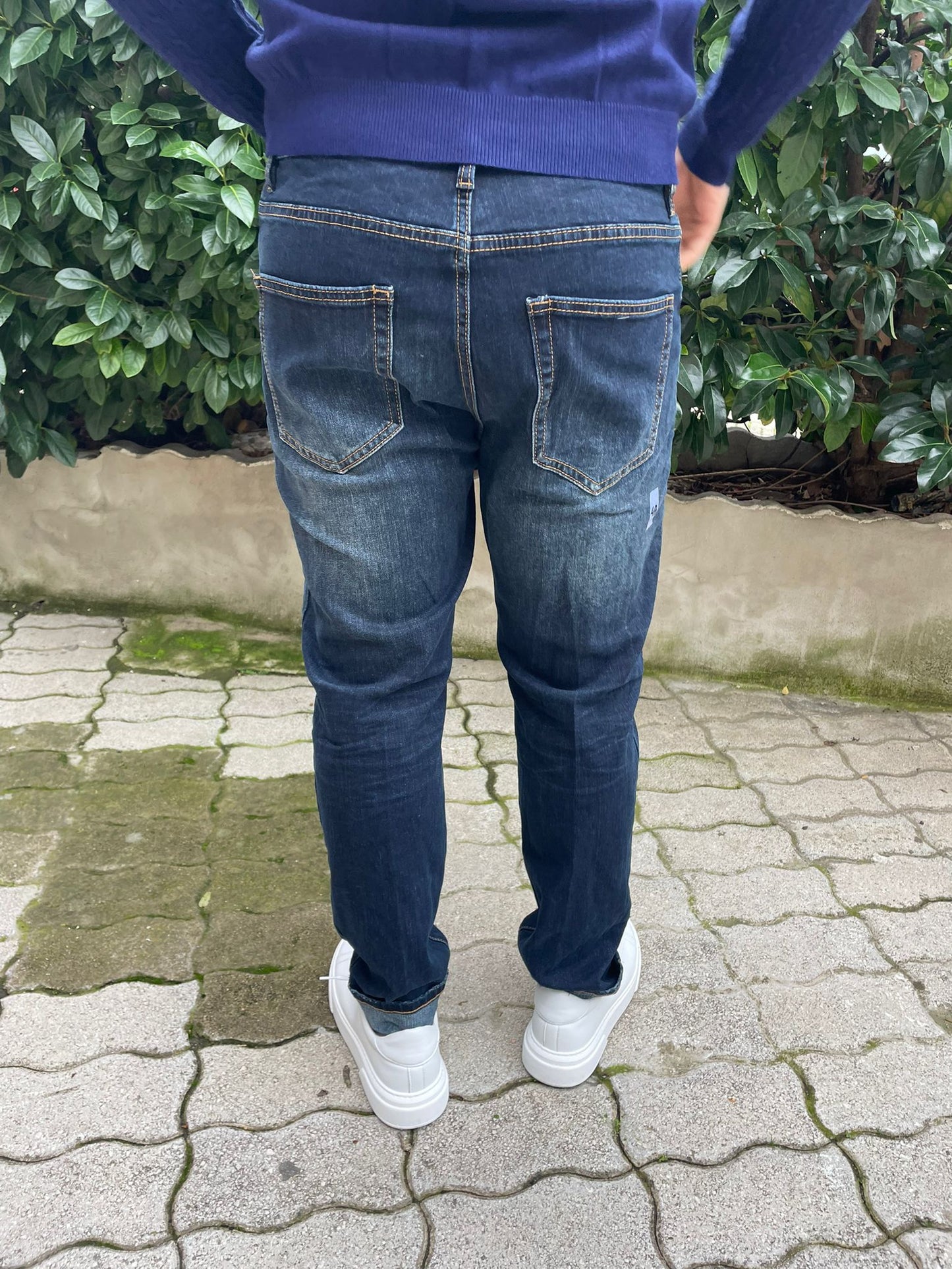 jeans regular fit blu denim